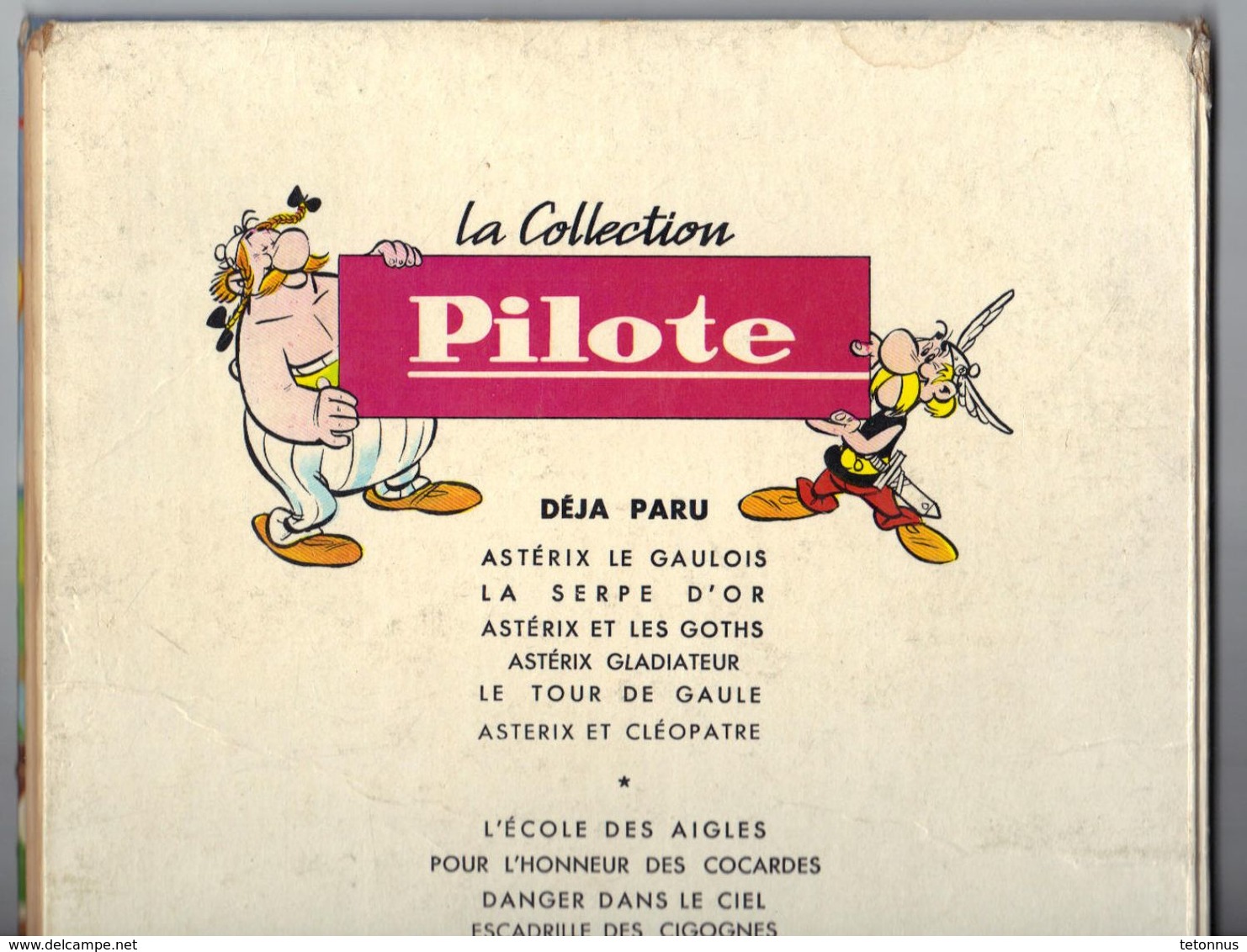 ASTERIX ET LA SERPE D'OR EDITION PILOTE 1963 EN 2c