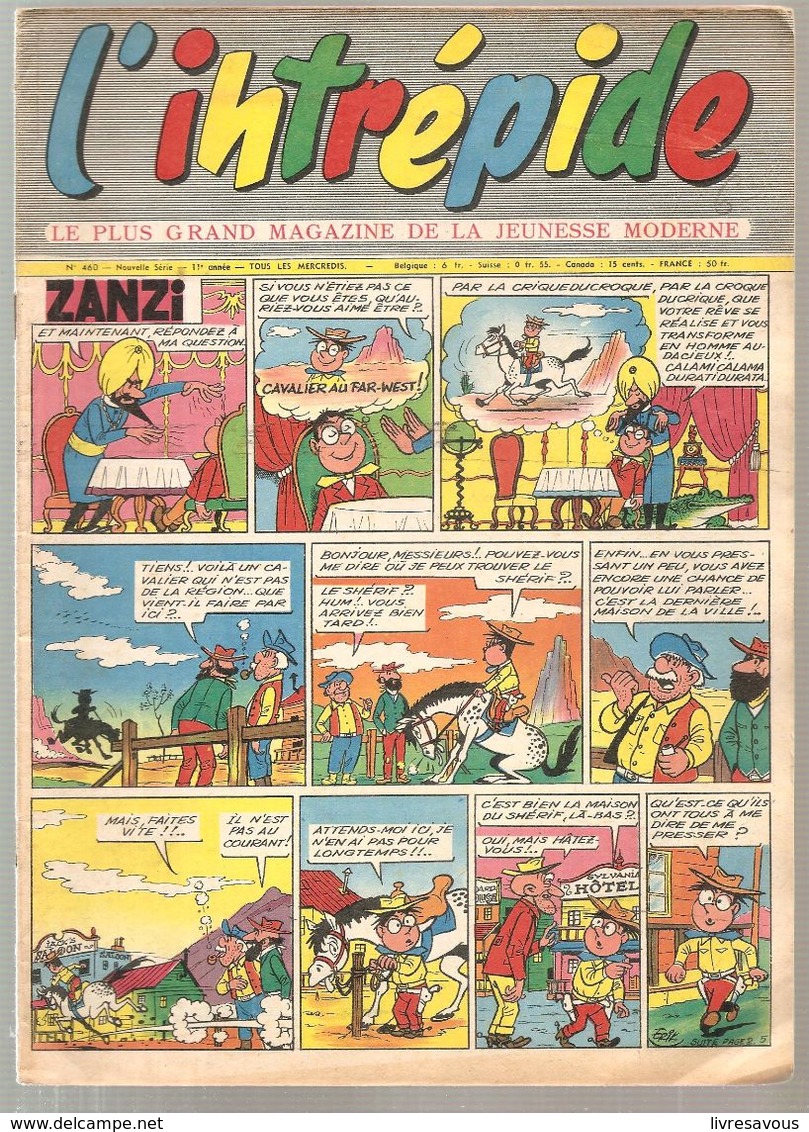 L'Intrépide N°460 De 1958 ZANZI - L'Intrépide