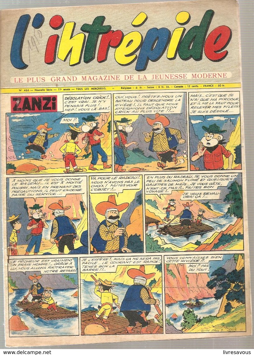 L'Intrépide N°466 De 1958 ZANZI - L'Intrépide