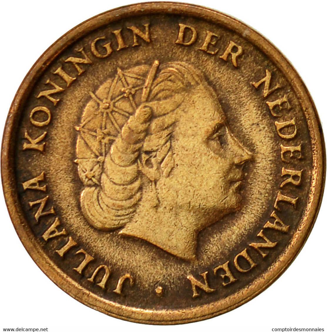 Pays-Bas, Juliana, Cent, 1951, TB+, Bronze, KM:180 - 1948-1980 : Juliana