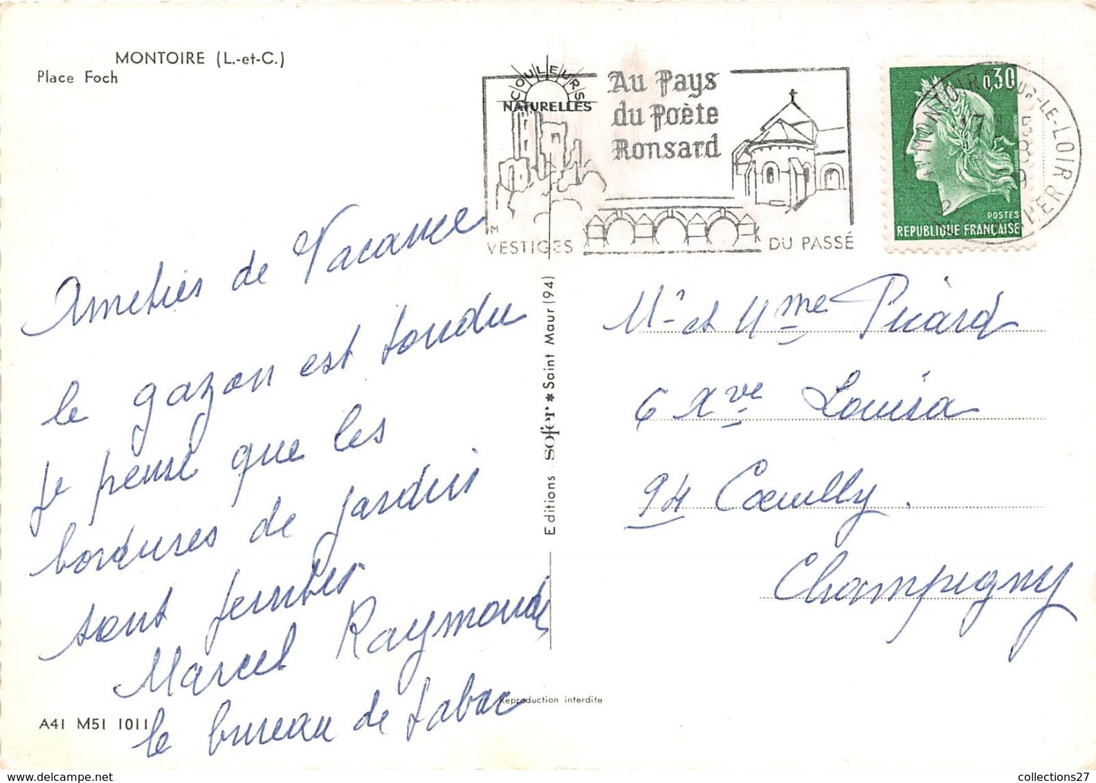 41-MONTOIR- PLACE FOCH - Montoire-sur-le-Loir