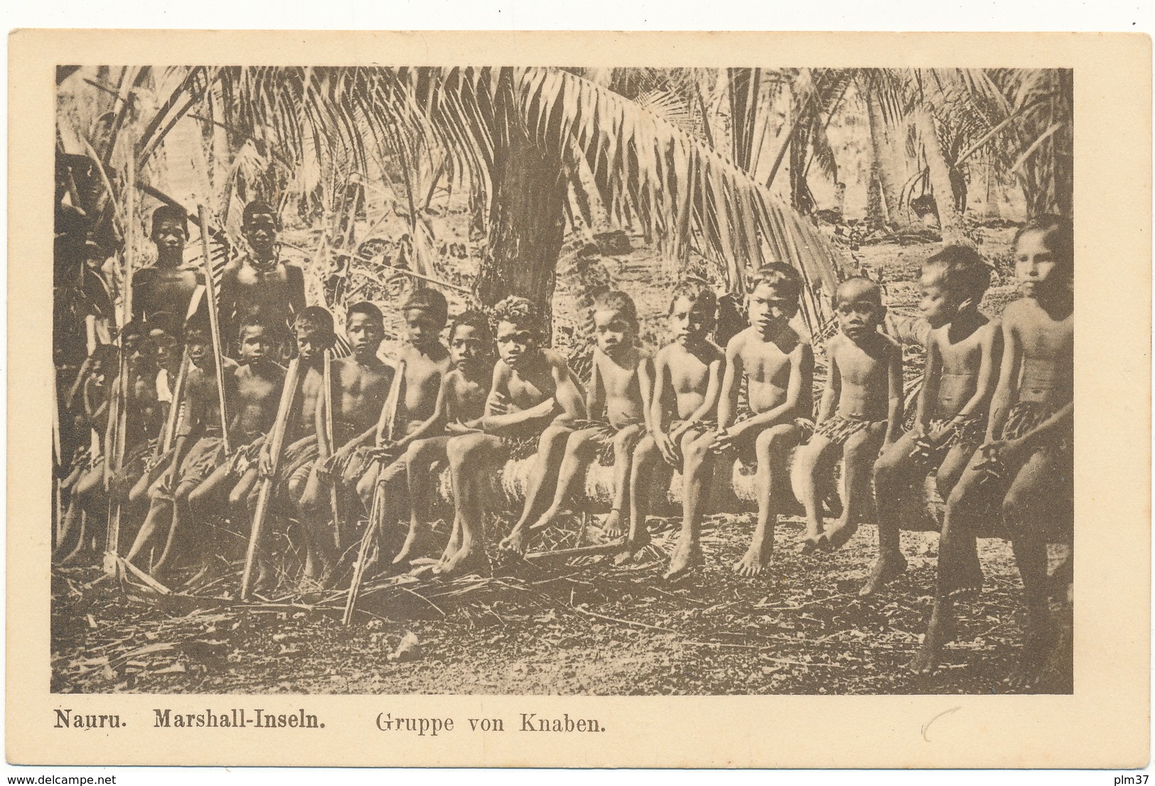 NAURU - Marshall-Inseln - Gruppe Von Knaben - W. Storch Photo - Nauru