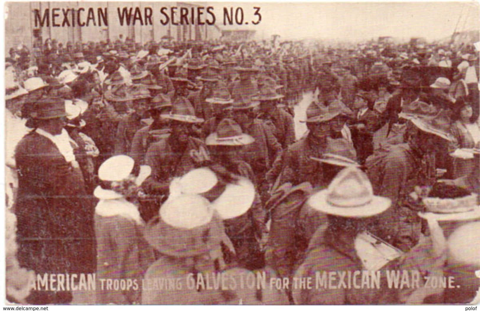 Mexican War Séries N° 3 - Américan Troups Leaving Galveston For The Mexican War Zone       (103176) - Mexico