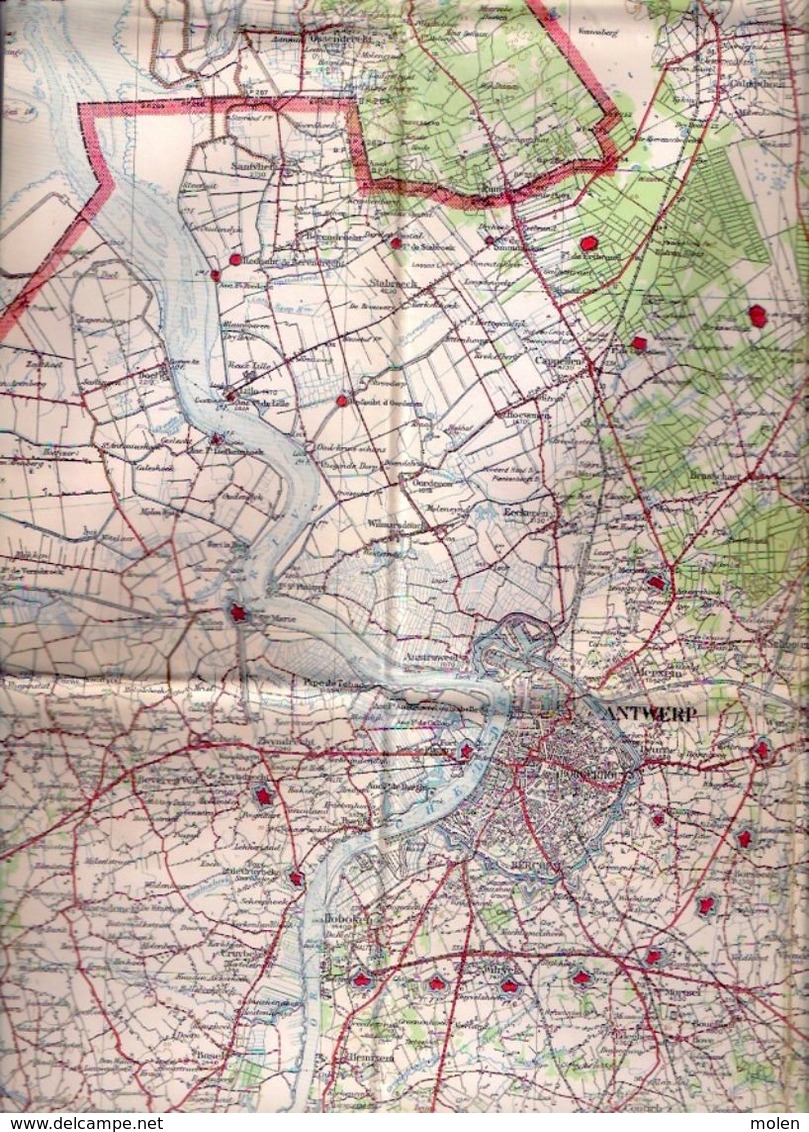 STAFKAART opLinnen GB WAR OFFICE situatie 1911 ANTWERPEN &forten LIER MECHELEN SINT-NIKLAAS TURNHOUT oorlog WW1 WO1 S898