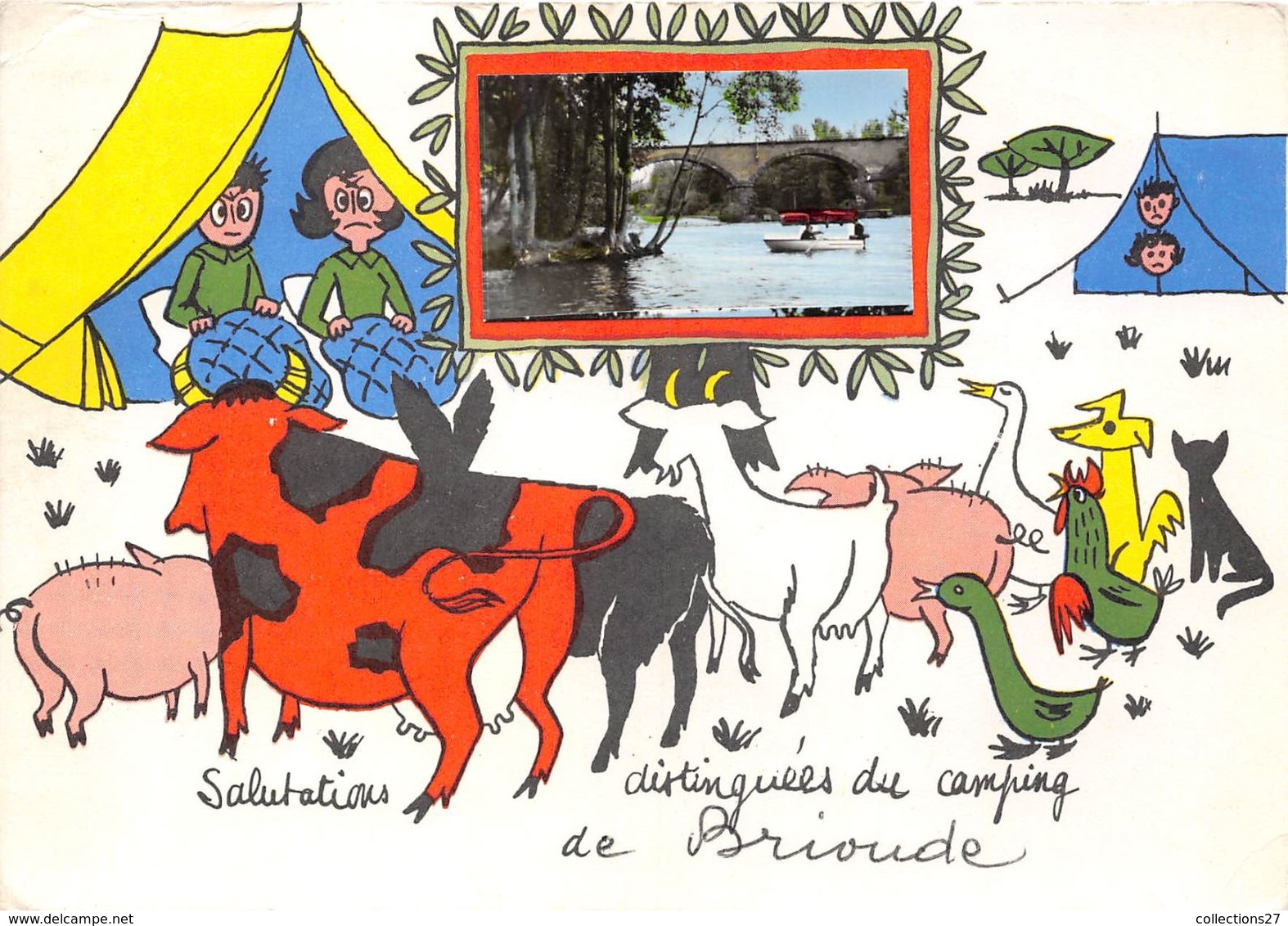 43-BRIOUDE- SALUTATIONS DE BRIOUD - Brioude