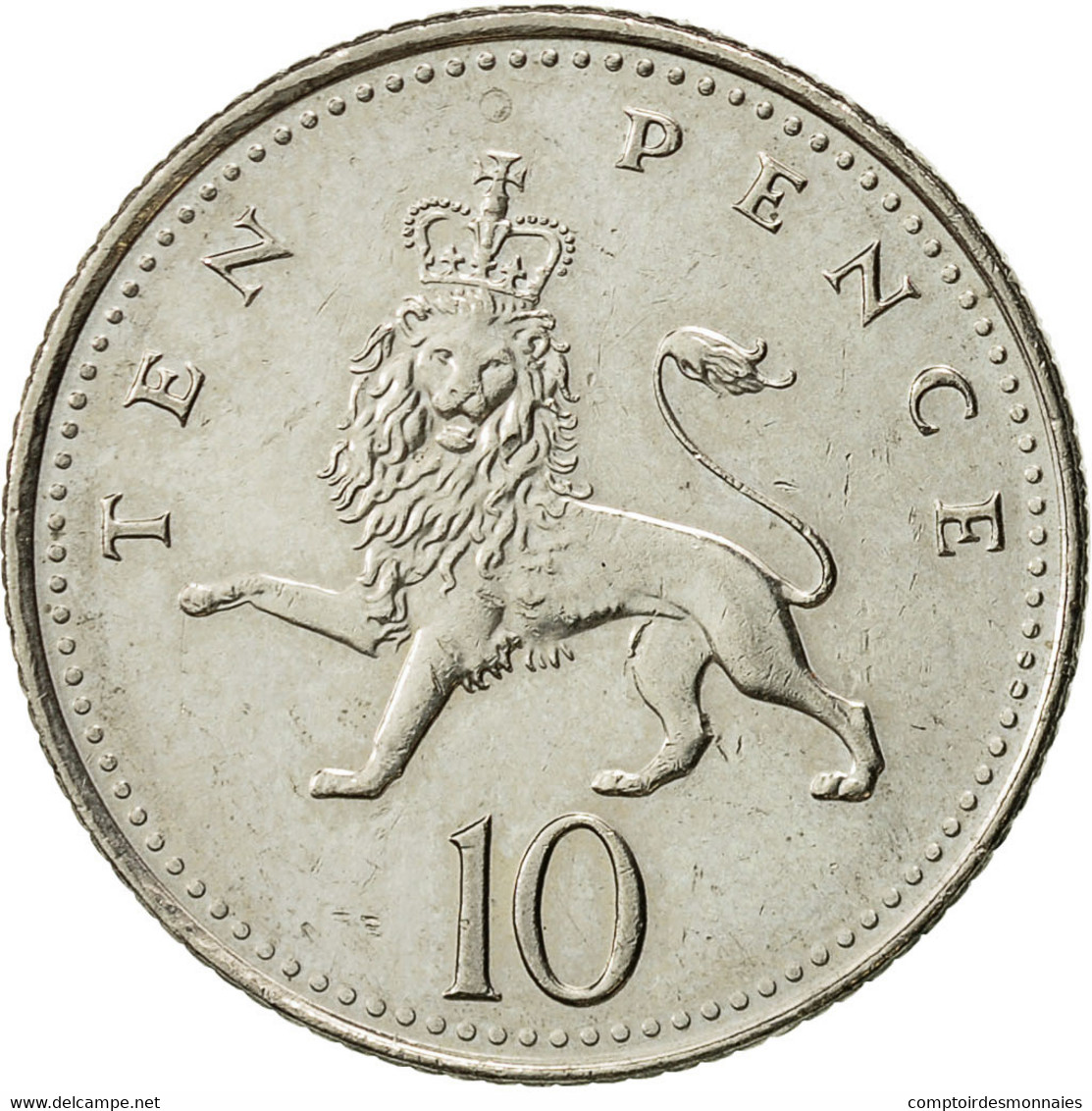 Grande-Bretagne, Elizabeth II, 10 Pence, 2004, TTB+, Copper-nickel, KM:989 - 10 Pence & 10 New Pence