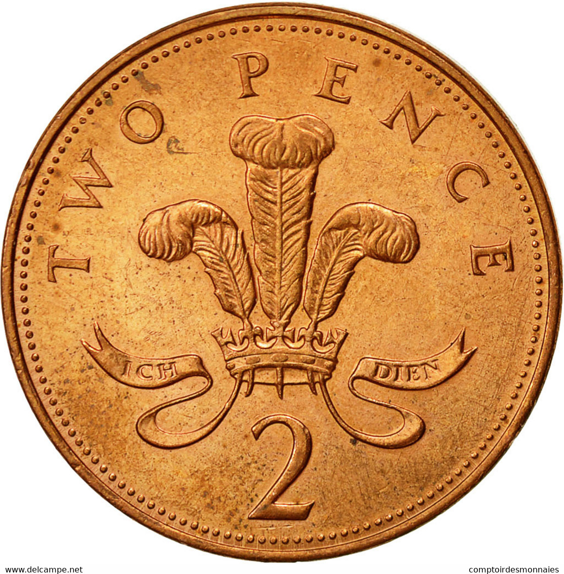 Grande-Bretagne, Elizabeth II, 2 Pence, 2004, TTB, Copper Plated Steel, KM:987 - 2 Pence & 2 New Pence