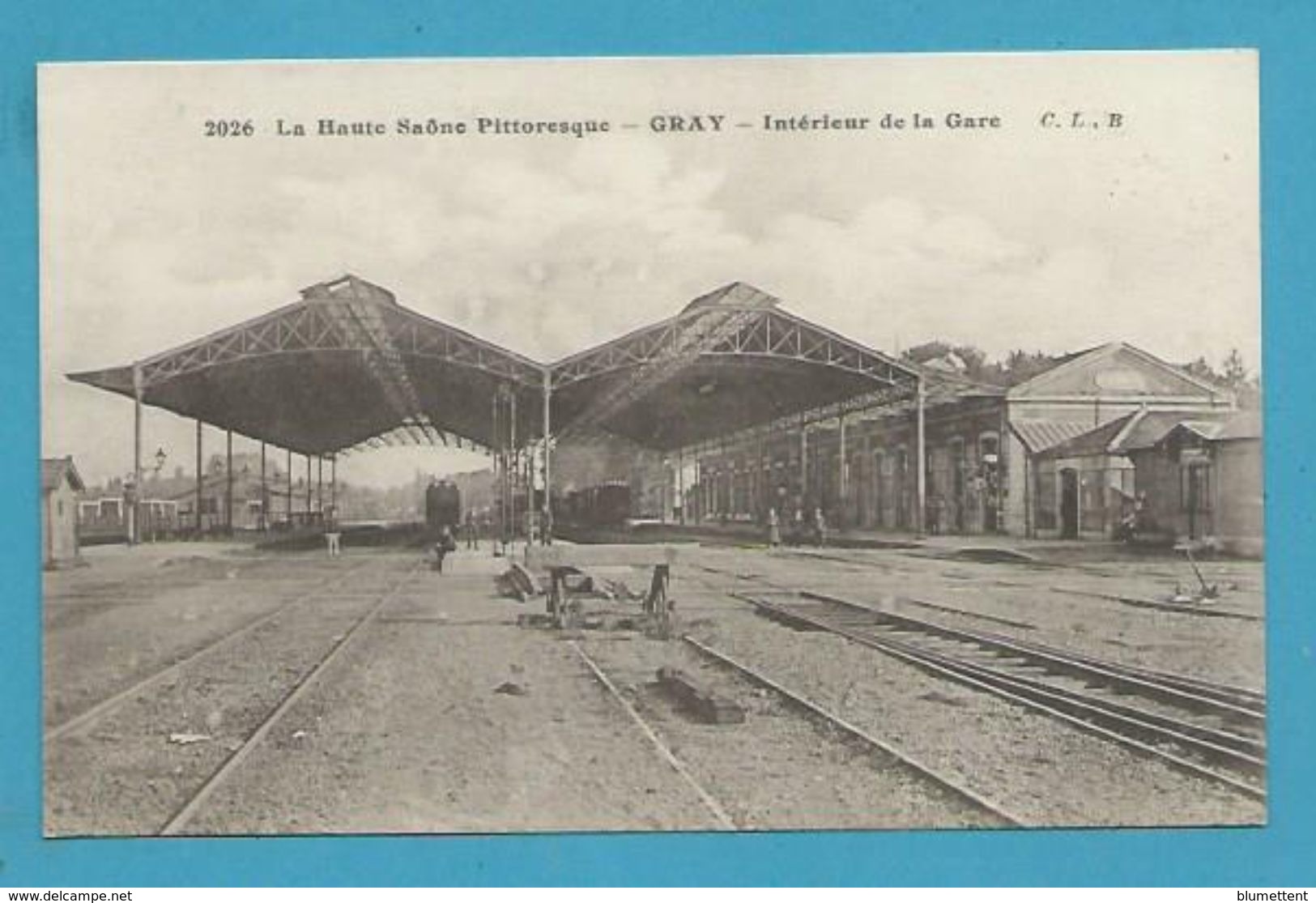 CPA 2026 - Chemin De Fer Trains En Gare De GRAY 70 - Gray