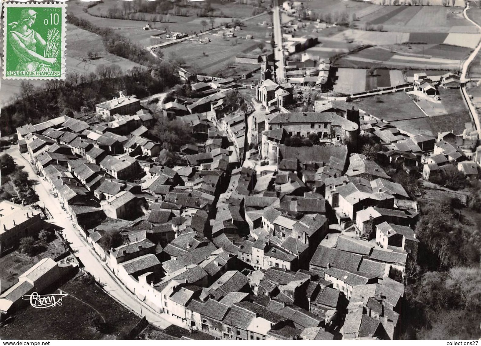 43-LAMOTHE- VUE GENERALE AERIENNE - Autres & Non Classés