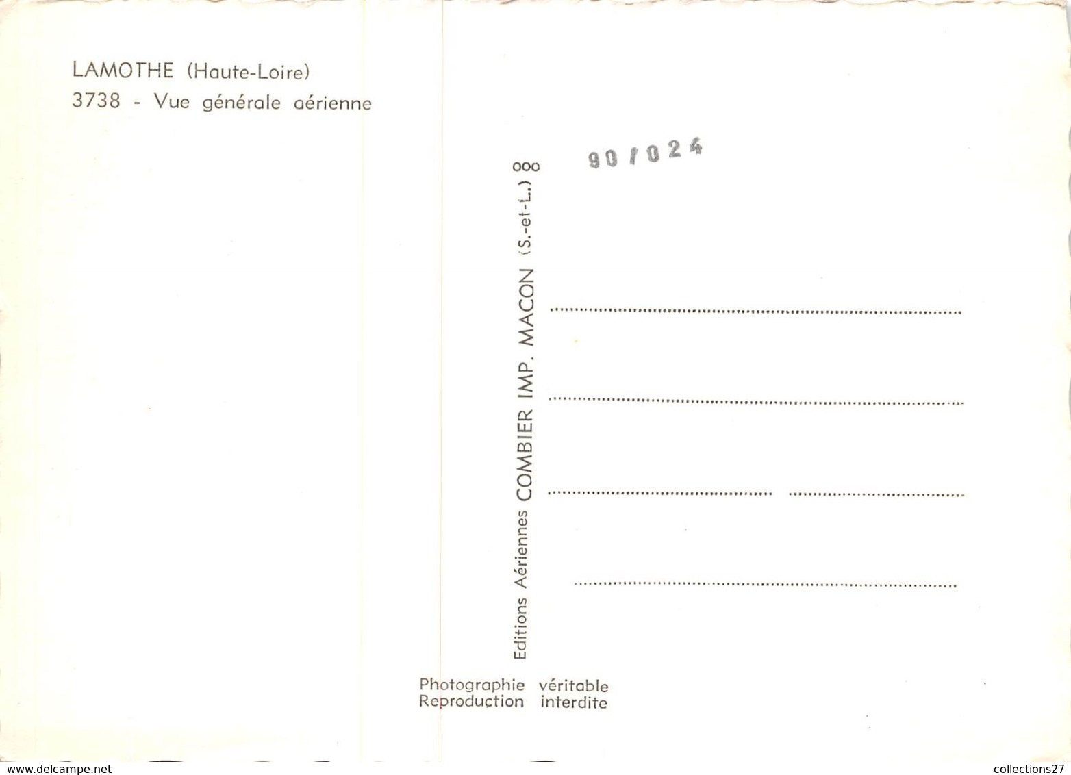 43-LAMOTHE- VUE GENERALE AERIENNE - Autres & Non Classés