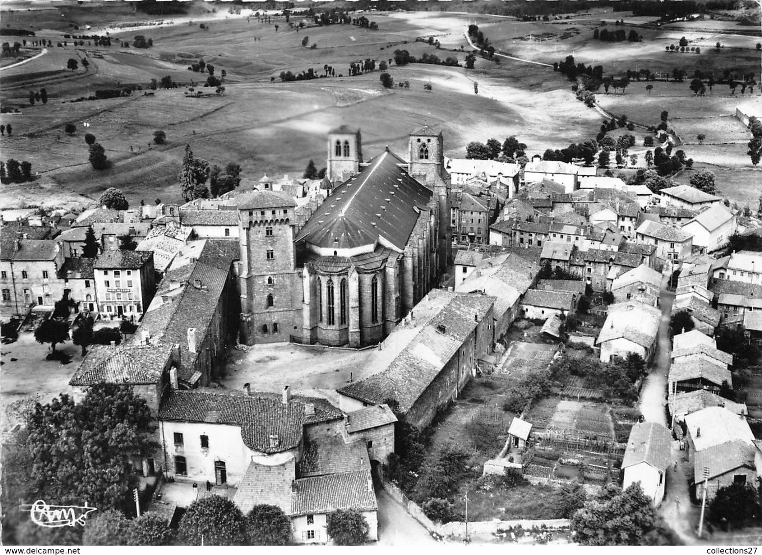 43-LA CHAISE-DIEU - VUE AERIENNE - La Chaise Dieu