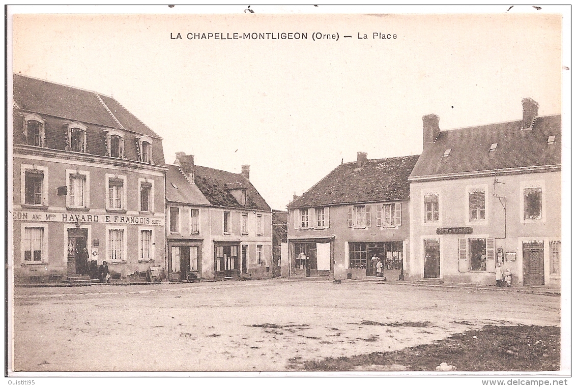 CPA - La Chapelle-Montligeon - La Place - Sonstige & Ohne Zuordnung