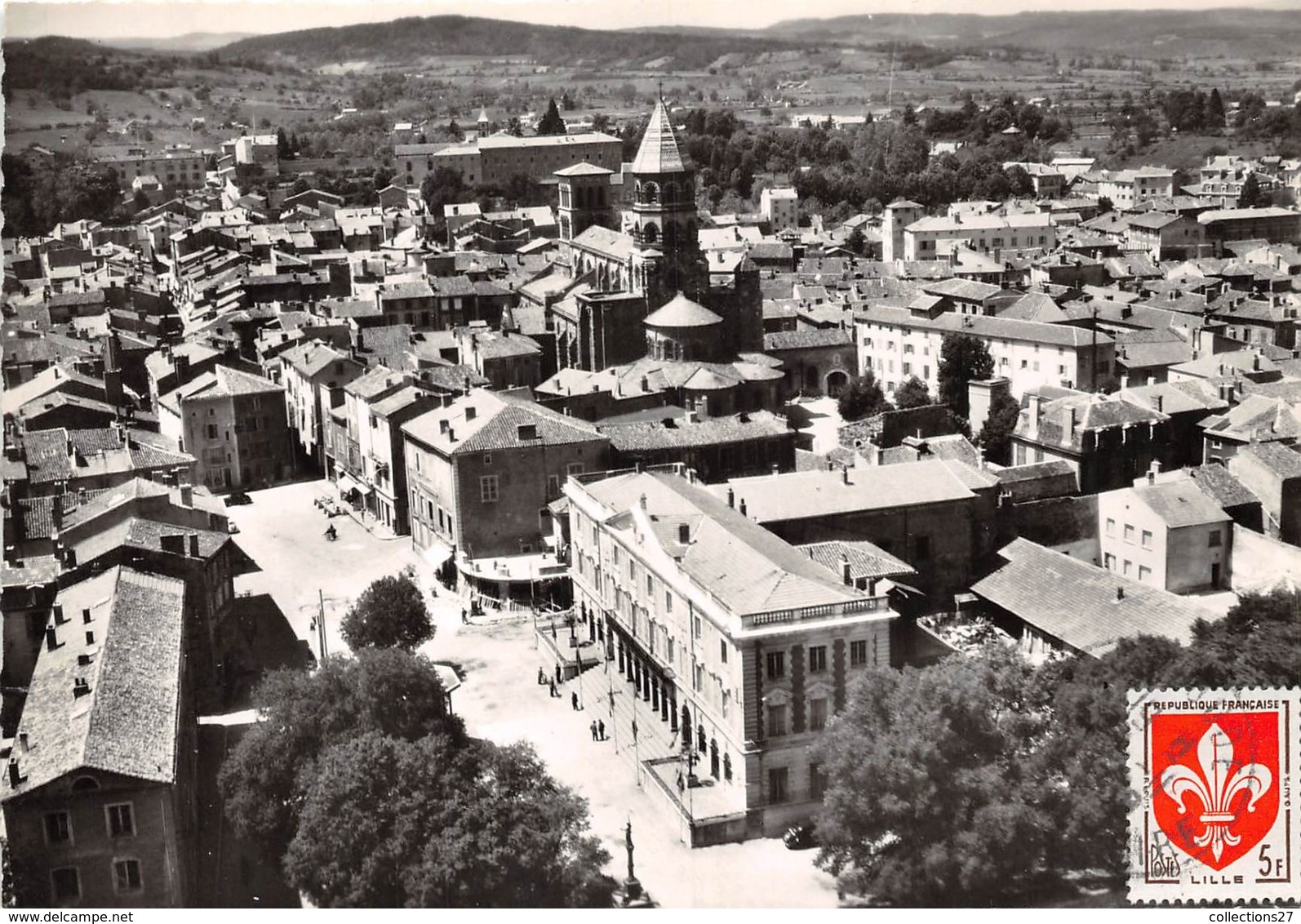 43-BRIOUDE- HÔTEL DE VILLE VUE DU CIEL - Brioude