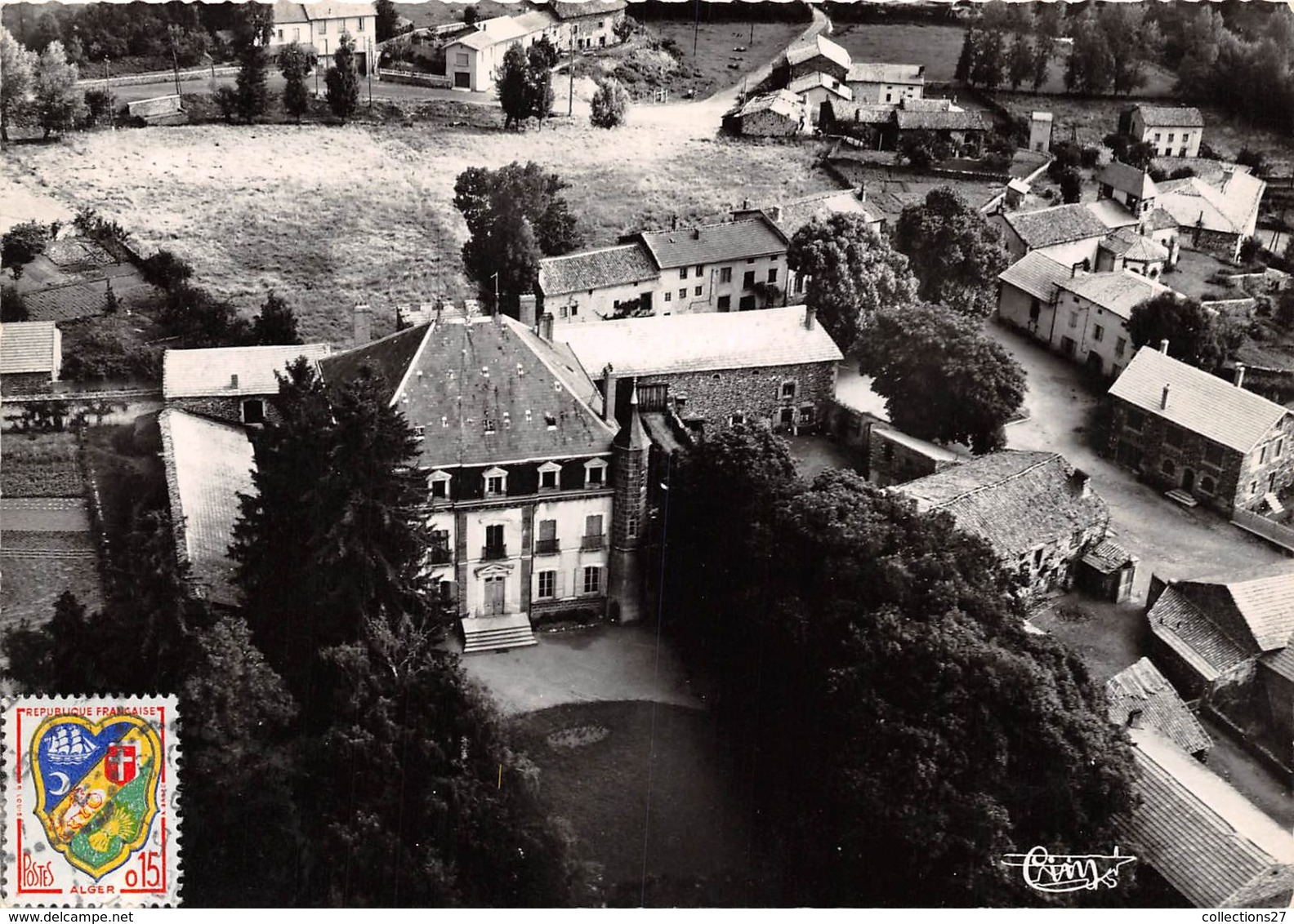 43-BORNE- LE CHATEAU VUE AERIENNE - Autres & Non Classés