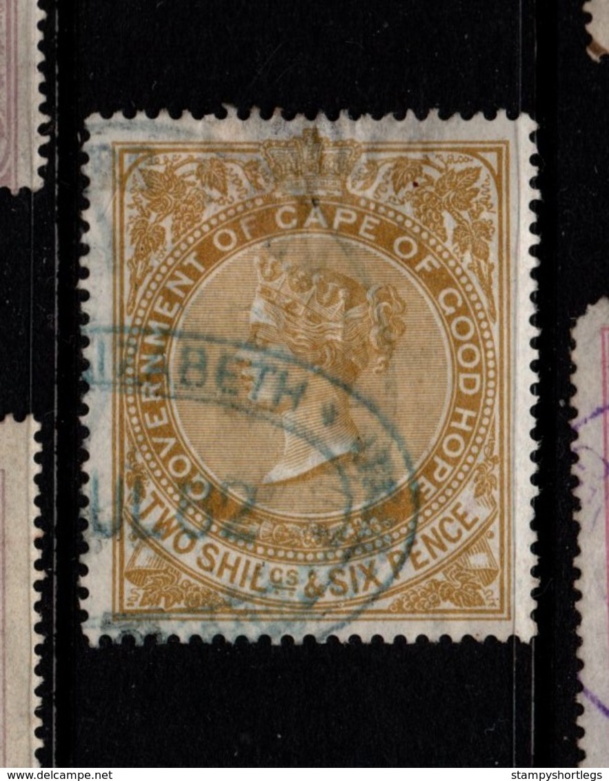 Cape Of Good Hope Stamp Act 1876  2/6d Brown Spacefiller - Cap De Bonne Espérance (1853-1904)