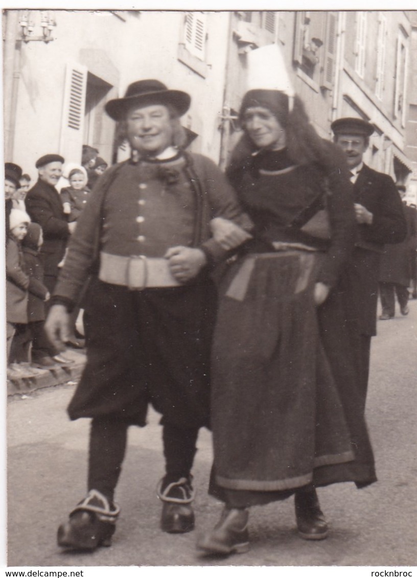 LOT de 26 anciennes photos BRETAGNE FINISTERE DOUARNENEZ Défilé Gras Costumes Années 60