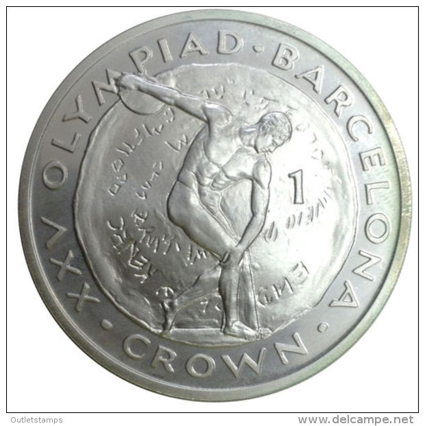 Ref. 1097-1239 - COI GIBRALTAR . 1989. 1 CROWN 1989 GIBRALTAR OLYMPIADA BARCELONA 1992 - Gibraltar