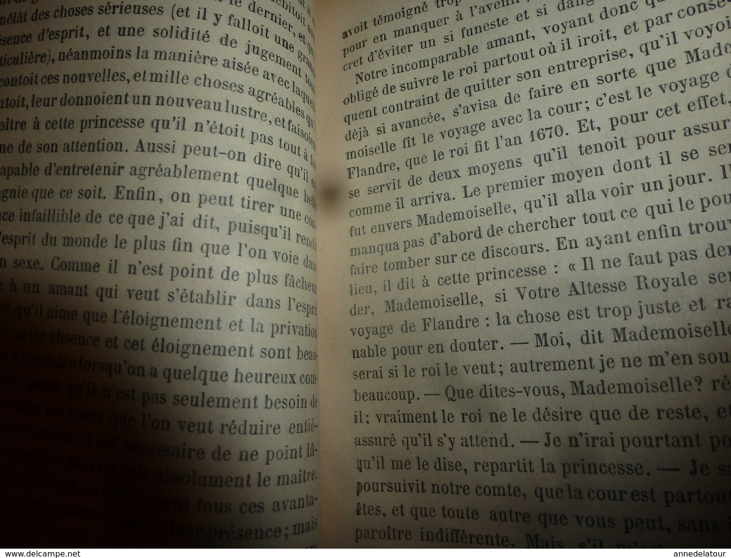 1840 HISTOIRE AMOUREUSE DES GAULES  tome 2   Par Bussy-Rabutin     Suivi de la France galante du XVIIe siècle