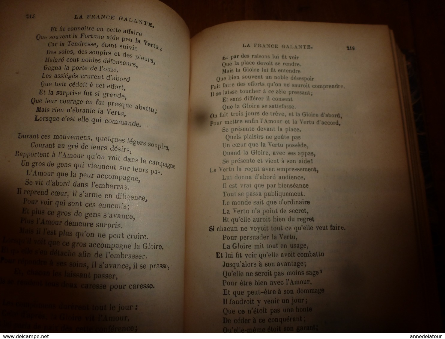 1840 HISTOIRE AMOUREUSE DES GAULES  tome 2   Par Bussy-Rabutin     Suivi de la France galante du XVIIe siècle