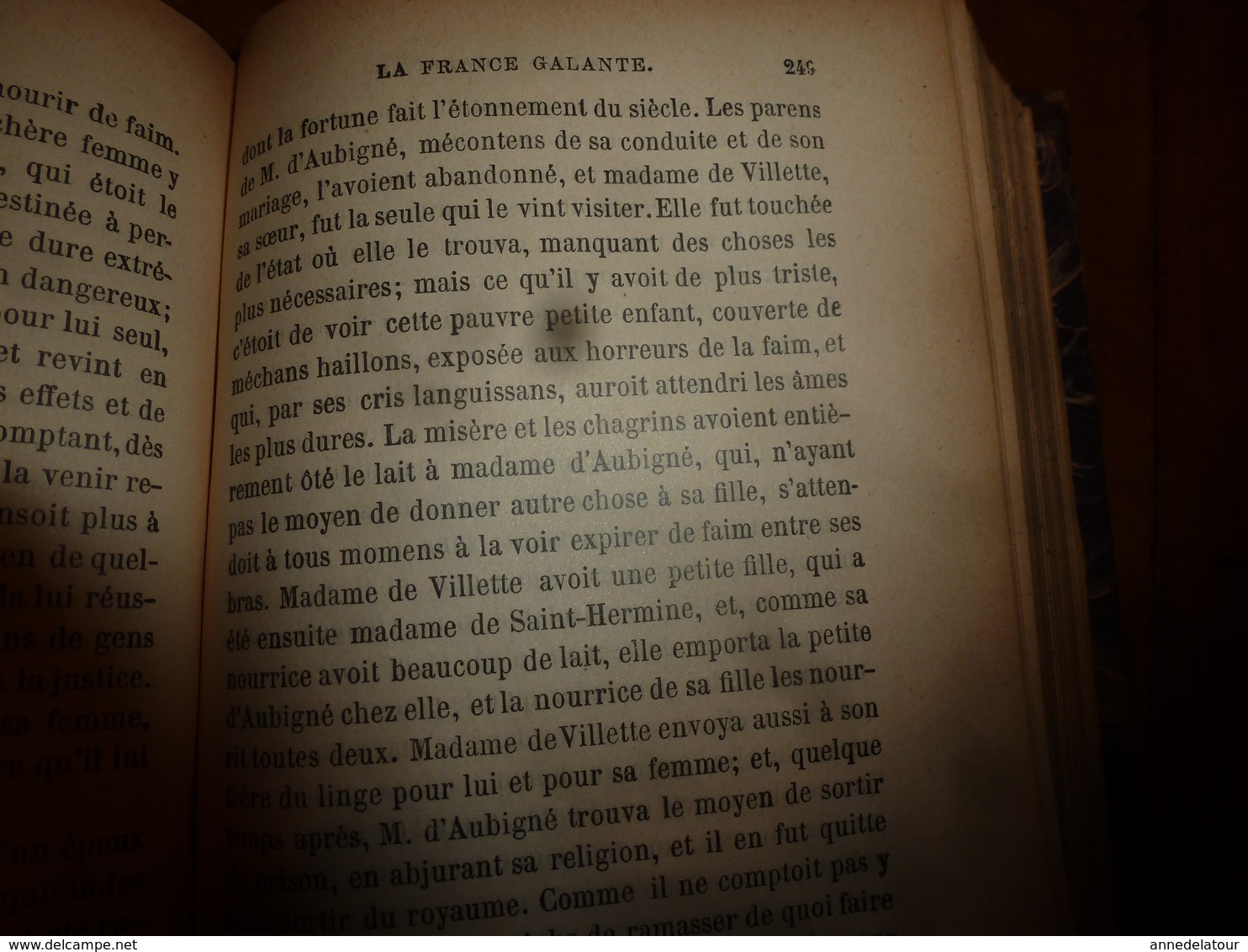 1840 HISTOIRE AMOUREUSE DES GAULES  tome 2   Par Bussy-Rabutin     Suivi de la France galante du XVIIe siècle