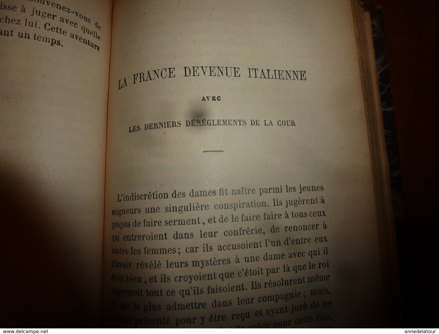 1840 HISTOIRE AMOUREUSE DES GAULES  tome 2   Par Bussy-Rabutin     Suivi de la France galante du XVIIe siècle