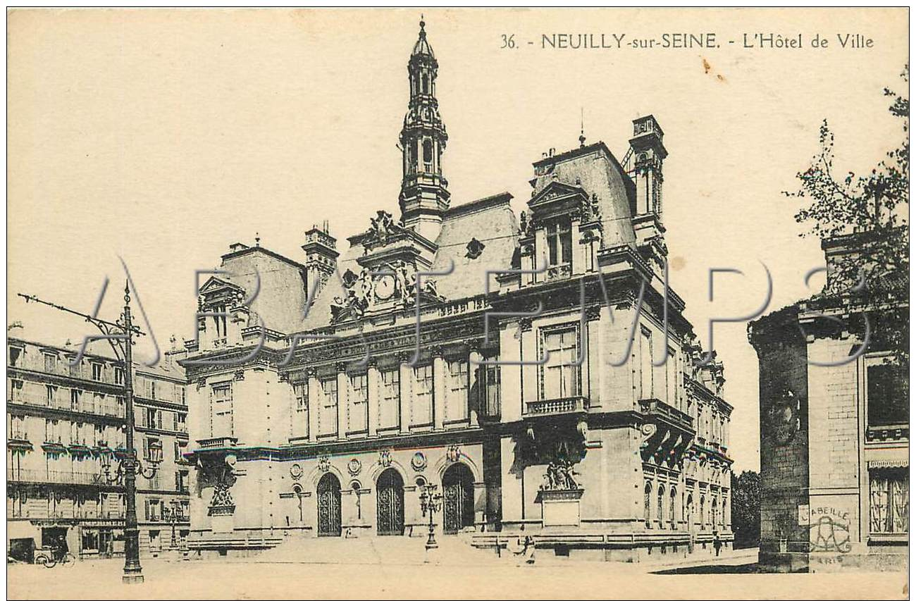 92894 NEUILLY SUR SEINE L HOTEL DE VILLE NEUILLY SUR SEINE L HOTEL DE VILLE - Neuilly Sur Seine