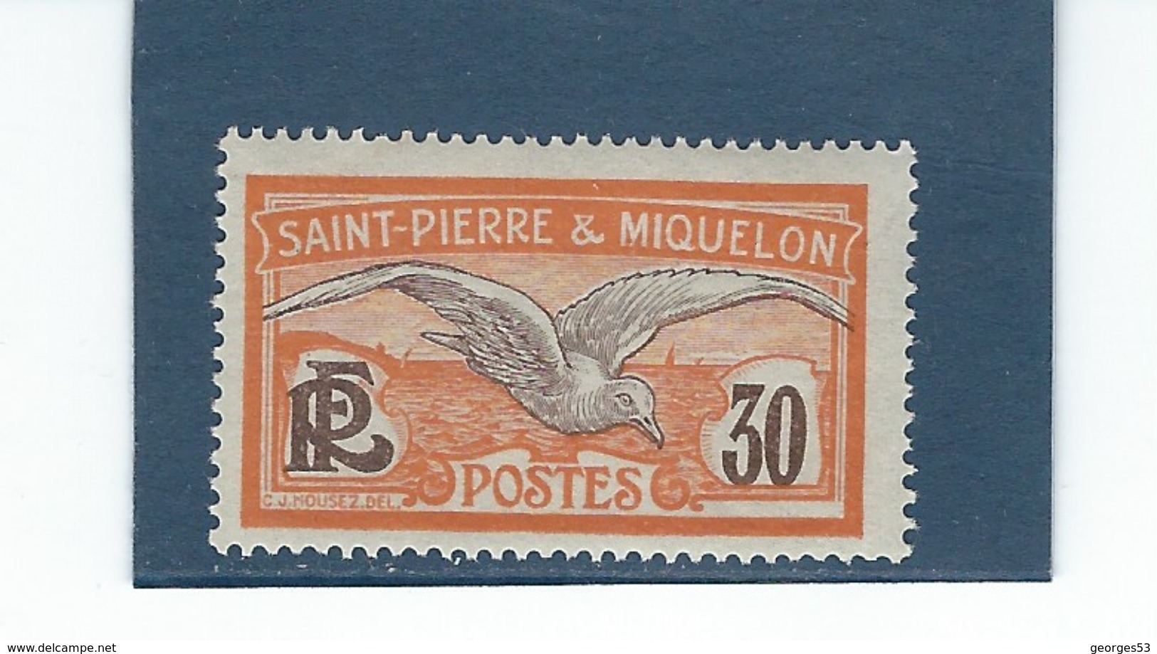 France St Pierre Miquelon  N° 111  **      Val YT :  3,00 € - Ungebraucht