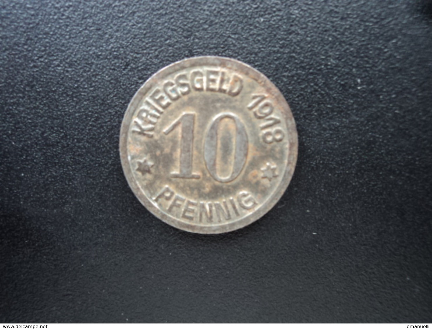 COBLENZ : 10 PFENNIG  1918  CIANI 145   TTB * - Monétaires/De Nécessité