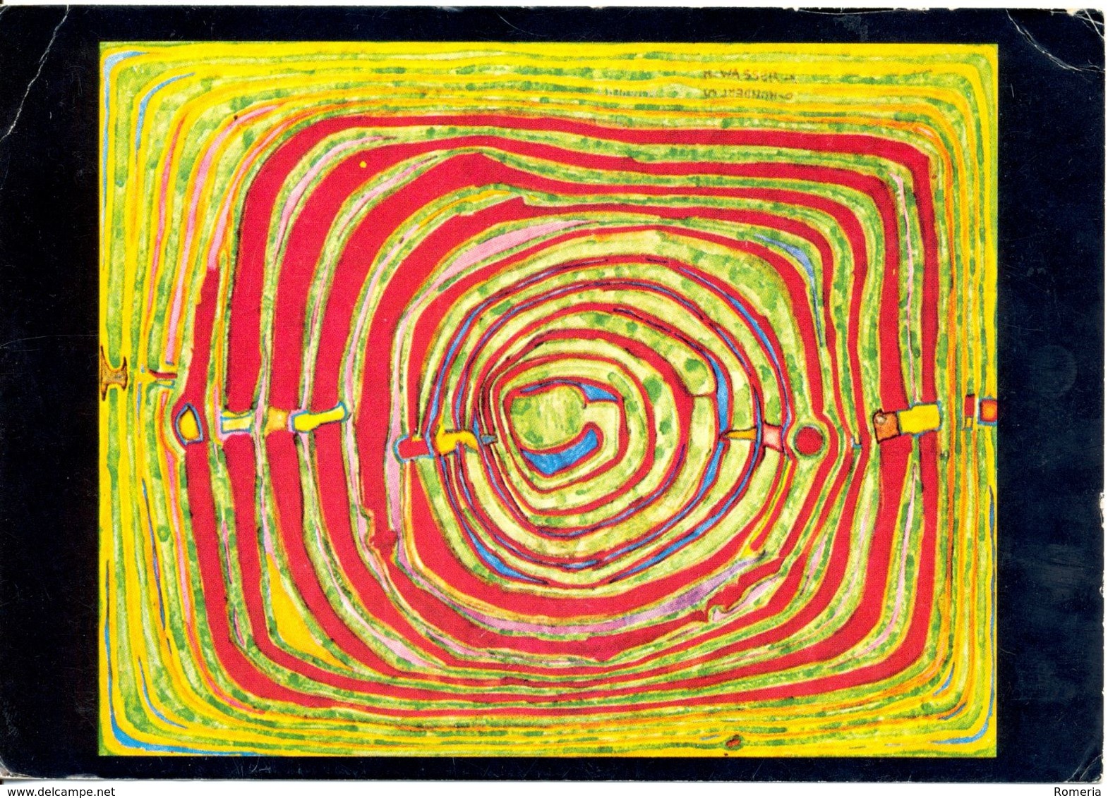 Hundertwasser : 300  Missing And Stolen Pictures - Spirals In Schweinfurt And Vermillon 1957 - Ecrite, Timbrée - 5335 - Pintura & Cuadros