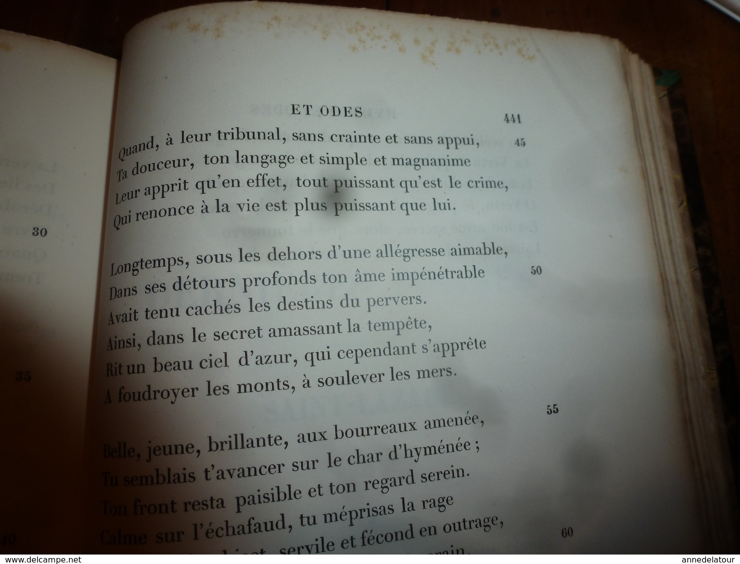 1862 ANDRÉ CHÉNIER  Ses Poésies,dont Ode à Charlotte Corday -  L. Becq De Fouquières , Etc- édit.Charpentier (493 Pages) - 1801-1900