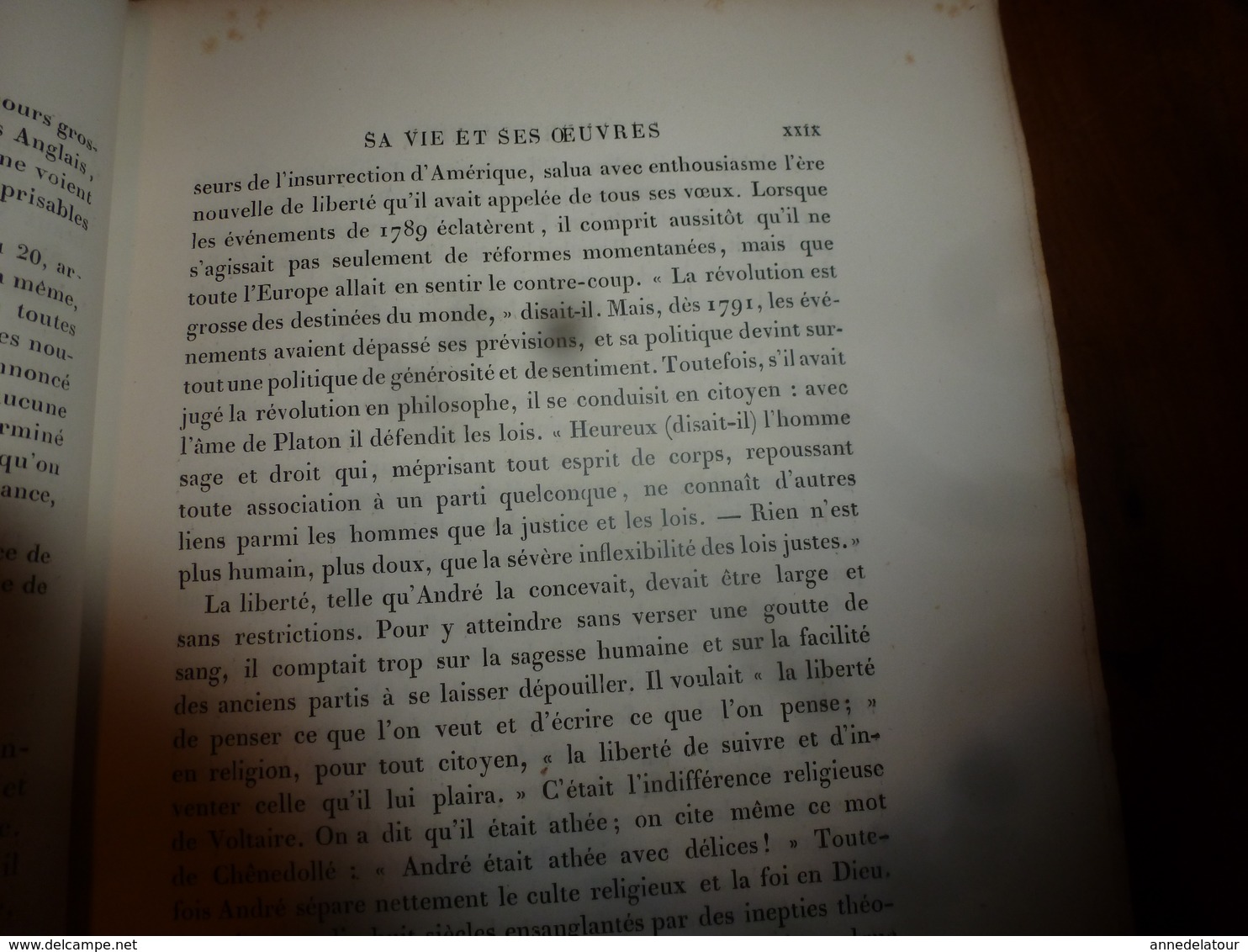 1862 ANDRÉ CHÉNIER  ses Poésies,dont ode à Charlotte Corday -  L. Becq de Fouquières , etc- édit.Charpentier (493 pages)