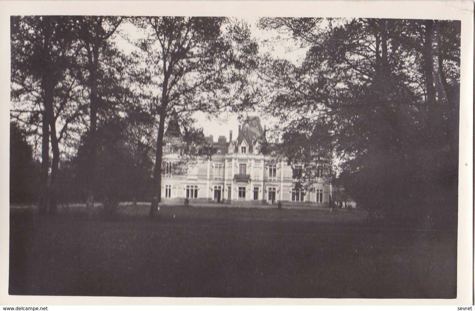 VOUNEUIL-SOUS-BIARD. - Château De Boivre. Carte-Photo Rare - Vouneuil Sous Biard