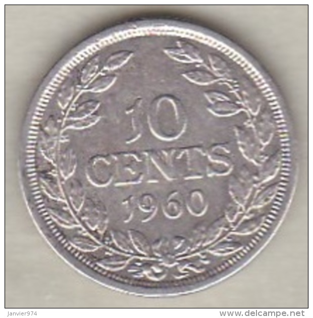 Liberia, 10 Cents 1960. Argent .KM# 15 - Liberia