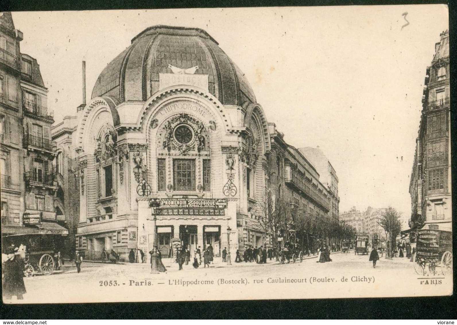 L'Hippodrome (Bostock) Rue Caulaincourt (Bd De Clichy) - Autres & Non Classés