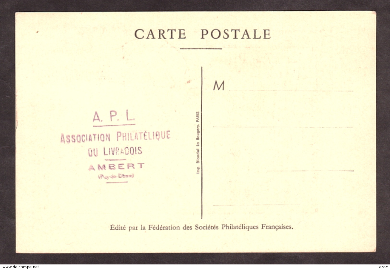 Journée Du Timbre 1946 - Carte-maximum Fouquet De La Varane - 1940-1949