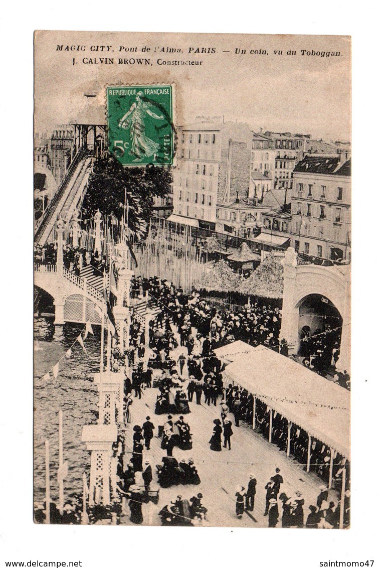 75 - PARIS . MAGIC CITY . PONT DE L'ALMA . Un Coin, Vu Du Tobogan - Réf. N°8012 - - Parques, Jardines