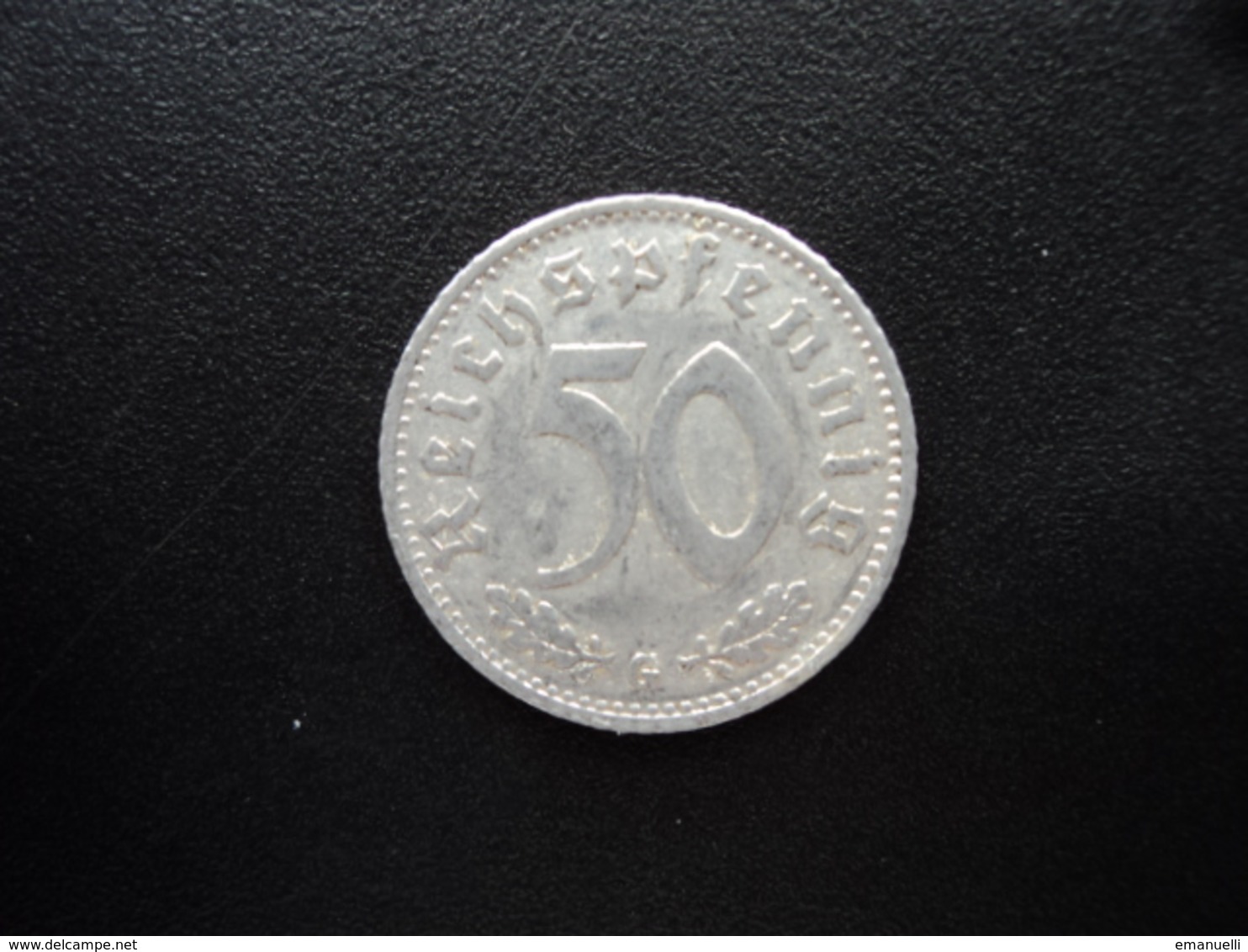 ALLEMAGNE : 50 REICHSPFENNIG  1943 G  KM 96   SUP - 50 Reichspfennig