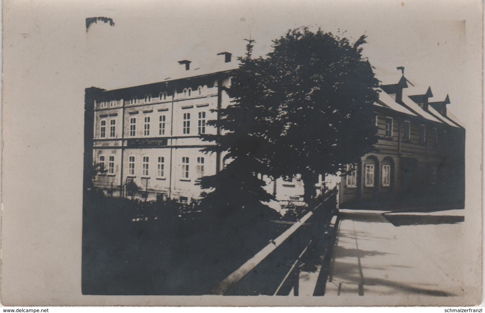 Leonar Foto AK Schönlinde Krasna Lipa Wohnhaus Büro Karl Ohme A Rumburg Kreibitz Daubitz Khaa Teichstatt Zeidler Nixdorf - Sudeten