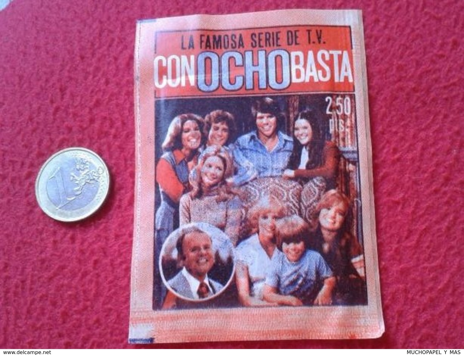 ANTIGUO Y ESCASO SOBRE DE CROMOS SERIE TV CON OCHO BASTA EIGHT IS ENOUGH FHER 1979 SIN ABRIR. SERIES, VER DESCRIPCIÓN - Otros & Sin Clasificación