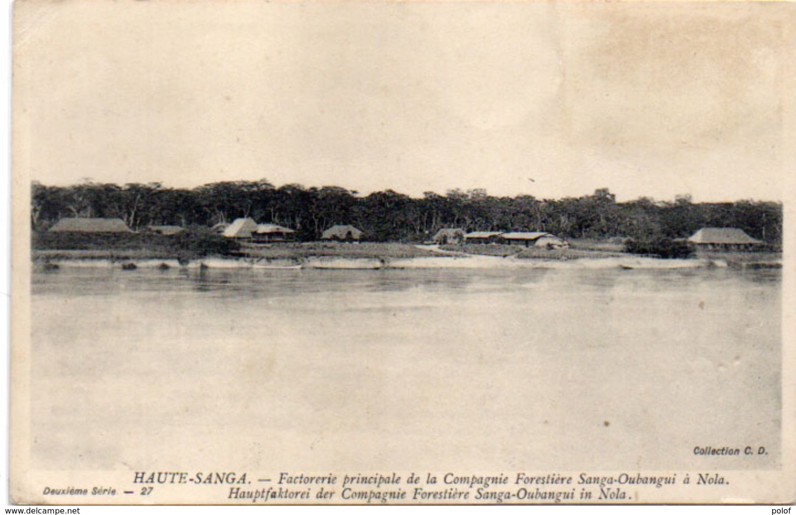 Haute-Sanga - Factorerie De La Cie Forestière Sanga-Oubangui A NOLA   (103198)) - Tchad