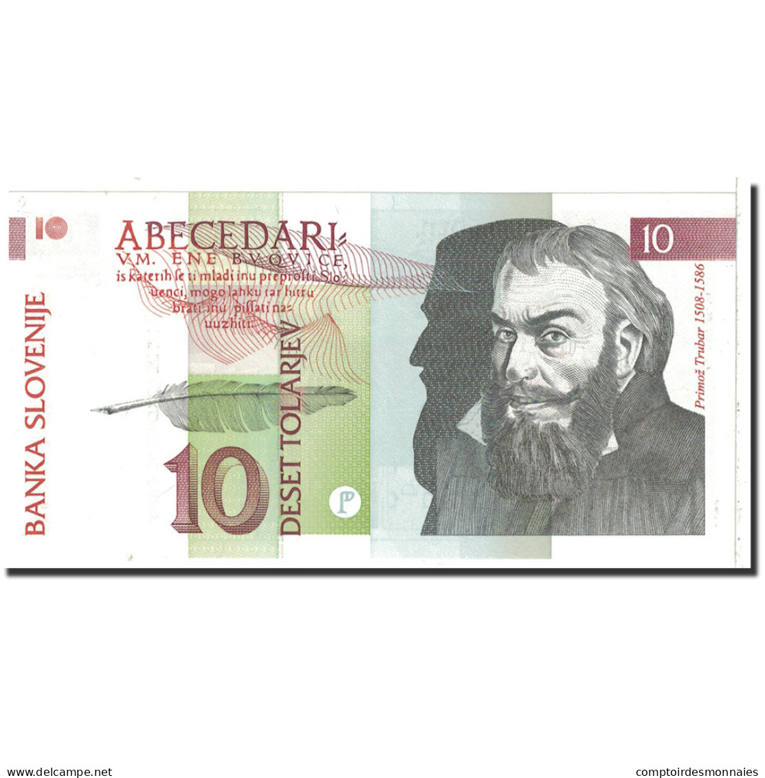 Billet, Slovénie, 10 Tolarjev, 1992, 1992-01-15, KM:11a, SPL - Slovénie