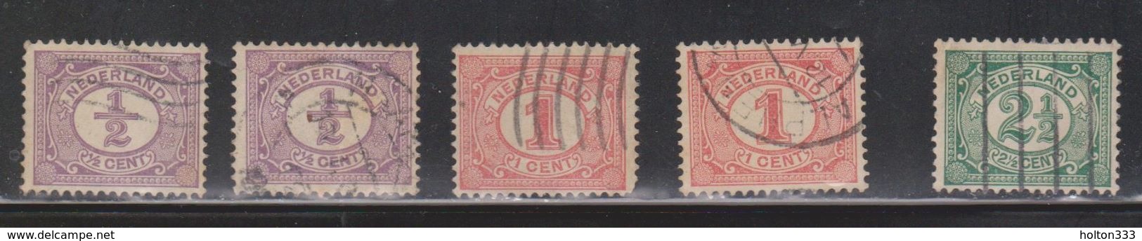 NETHERLANDS Scott # 55-6, 60 Used - Used Stamps