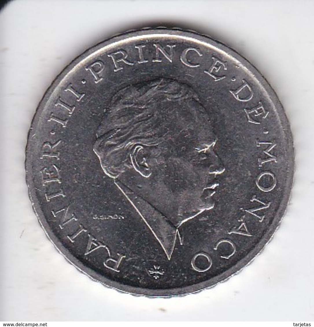 MONEDA DE MONACO DE 2 FRANCS DEL AÑO 1982 (COIN) RAINIER III - 1960-2001 Nouveaux Francs