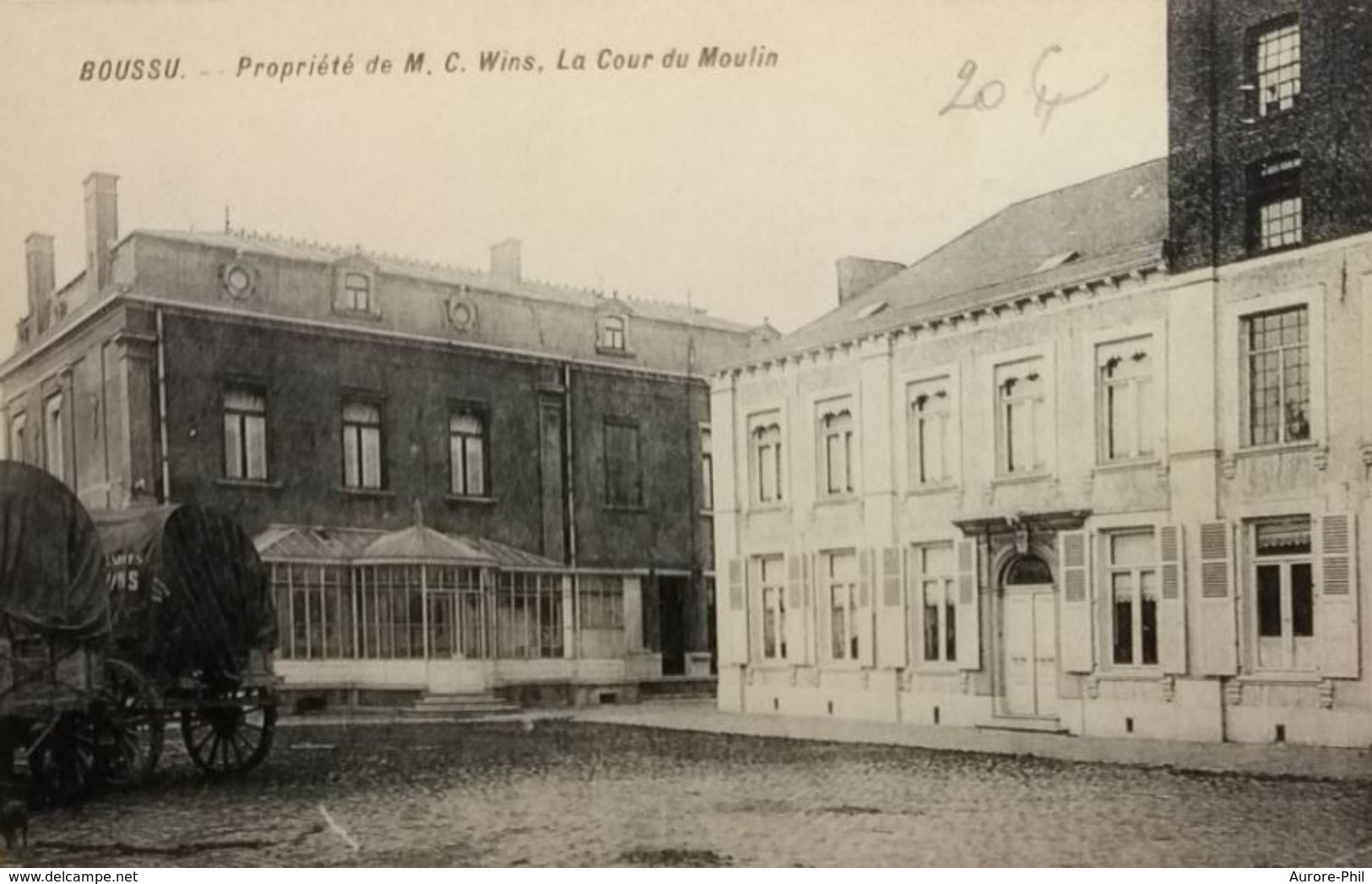 Boussu Propriété De M.C. Wins La Cour Du Moulin (Attelages) - Boussu