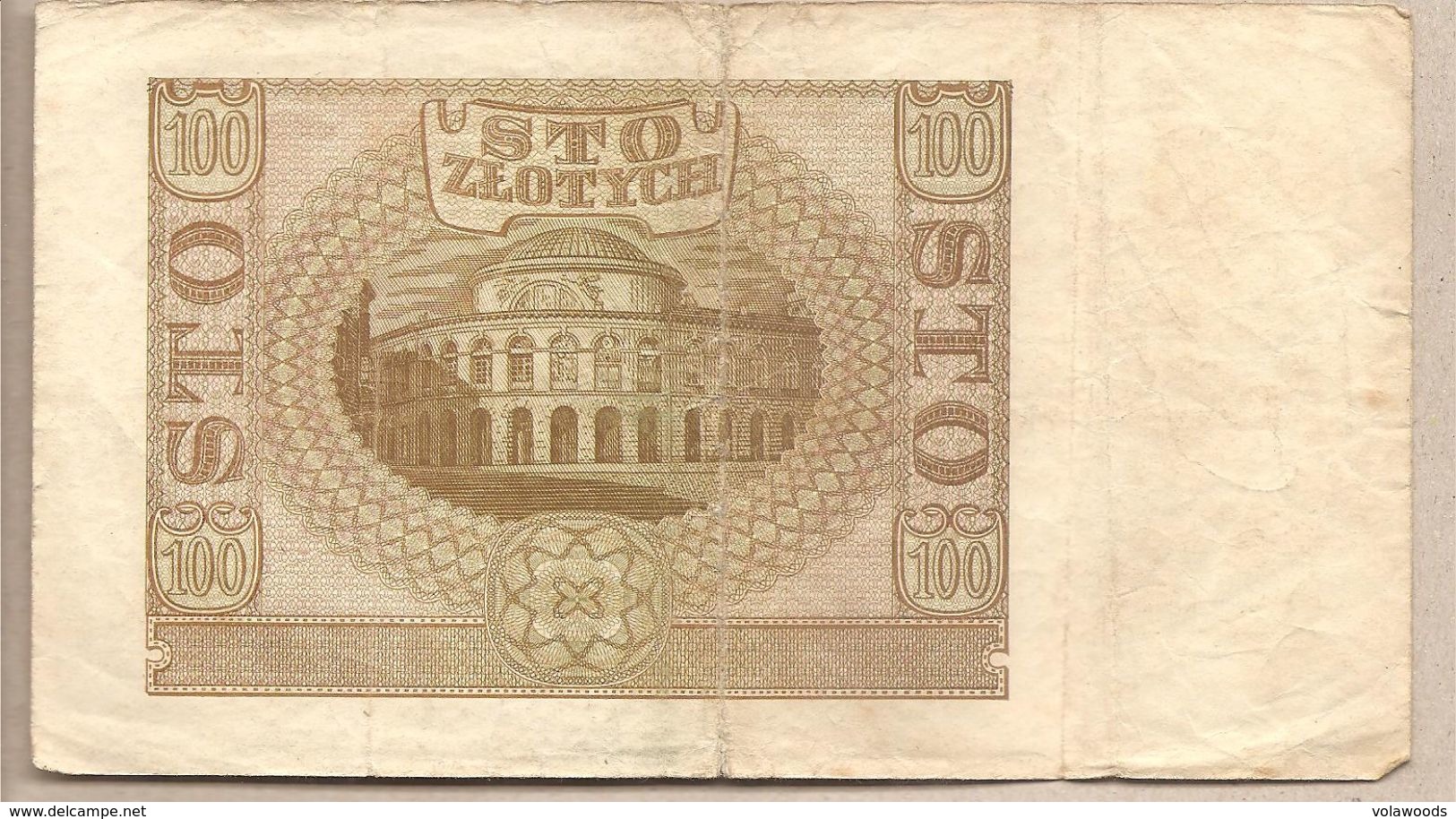 Polonia - Banconota Circolata Da 100 Zloty P-97a - 1940 - Polonia