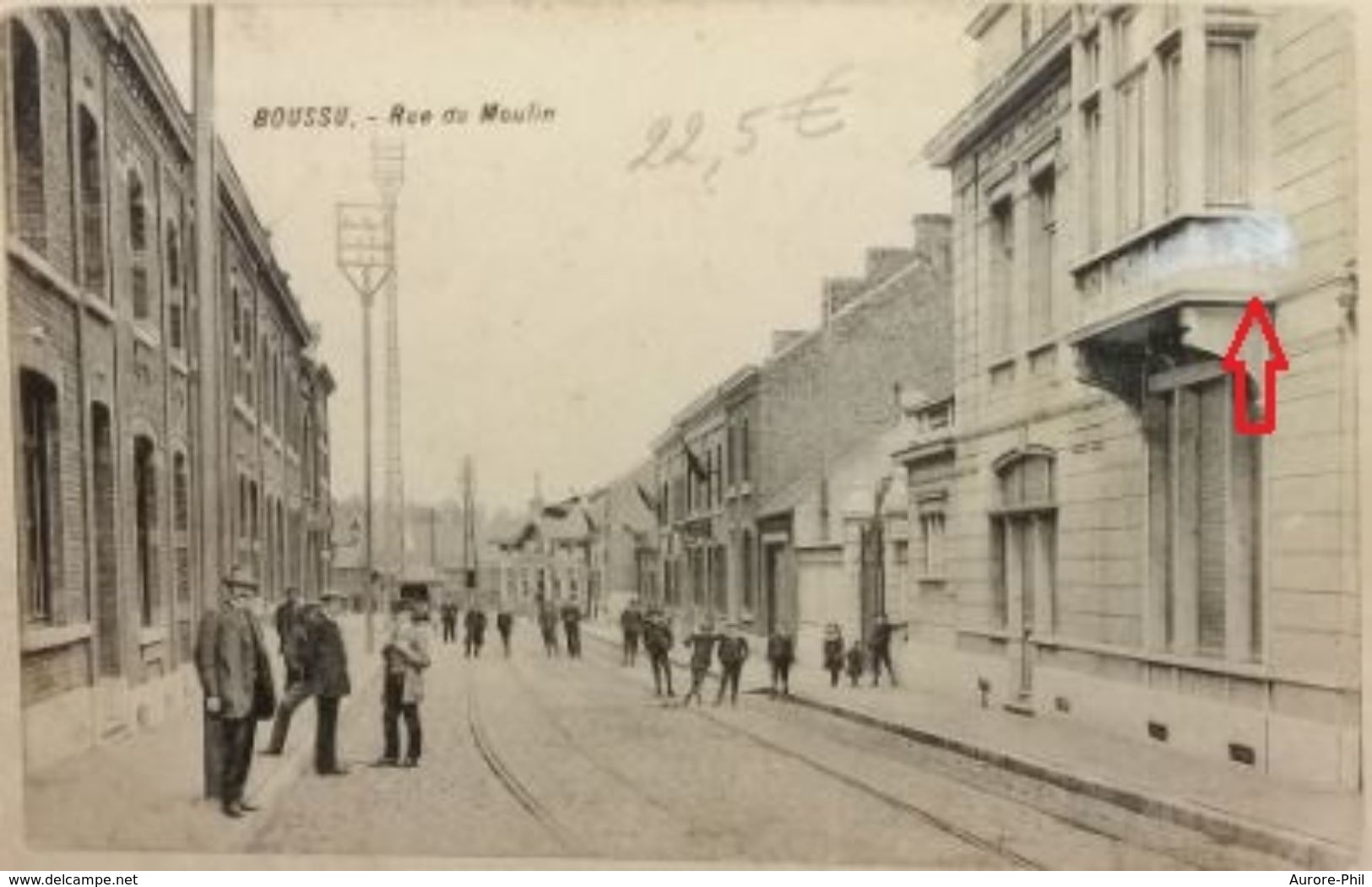 Boussu - Rue Du Moulin Avec Attelage - Boussu