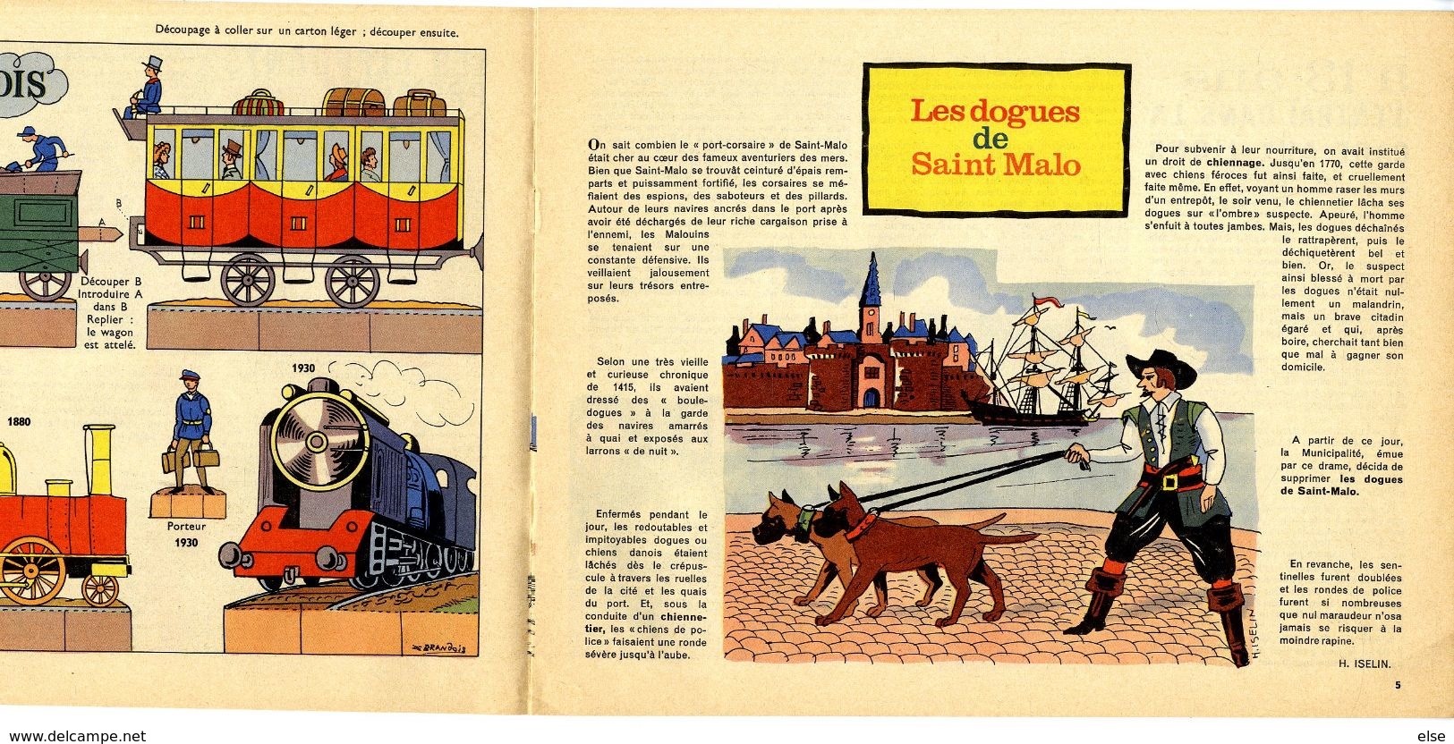 TOTAL JOURNAL 1965 N°47  TGV  SAINT MALO - Andere & Zonder Classificatie