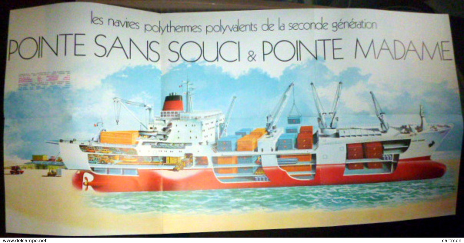 MARINE PAQUEBOT POINTE MADAME ECLATE DU NAVIRE  DE LA COMPAGNIE GENERALE TRANSATLANTIQUE - Sonstige & Ohne Zuordnung