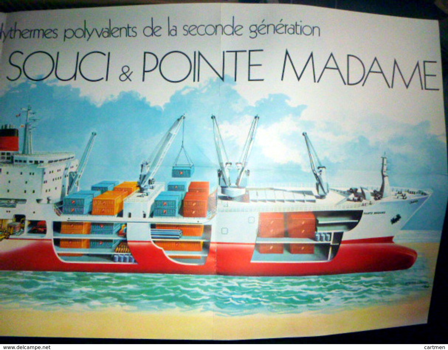 MARINE PAQUEBOT POINTE MADAME ECLATE DU NAVIRE  DE LA COMPAGNIE GENERALE TRANSATLANTIQUE - Sonstige & Ohne Zuordnung