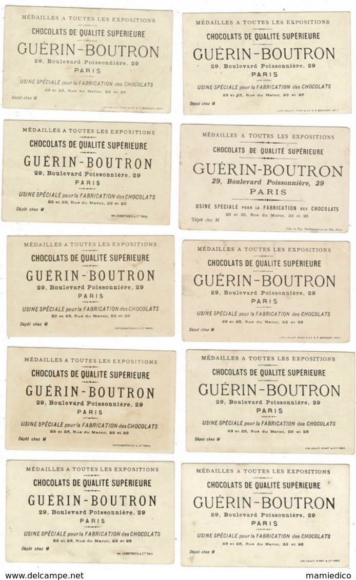 28 Images GUERIN-BOUTRON Excellent état, Toutes Scannées Recto-verso - Autres & Non Classés